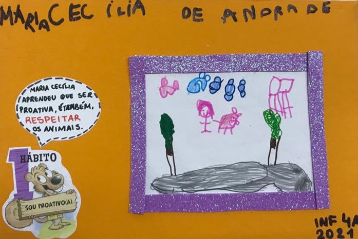 MARIA CECÍLIA DE ANDRADE ARAUJO - MARIA CECÍLIA APRENDEU QUE SER PROATIVA, É TAMBÉM RESPEITAR OS ANIMAIS.